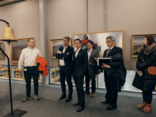 Chinese Ambassador to Iceland He Rulong Visits Icelandic Company ...