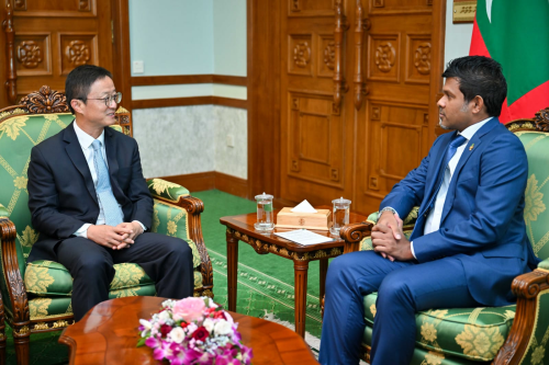 Chinese Ambassador to the Maldives Kong Xianhua Pays Courtesy Call on ...
