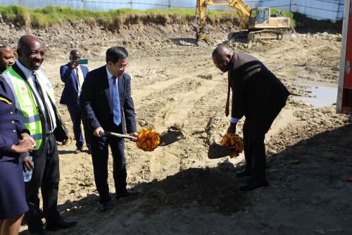 Chinese Ambassador to Lesotho Yang Xiaokun Attends the Ground-breaking ...