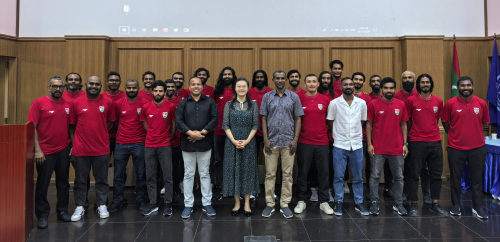Chargé d’Affaires a.i. of the Chinese Embassy in Maldives He Fen Meets ...