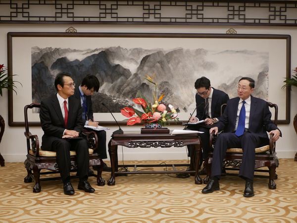外交部副部长孙卫东会见日本新任驻华大使金杉宪治_中华人民 外交部副部长孙卫东会见日本新任驻华大使金杉宪治_中华人民